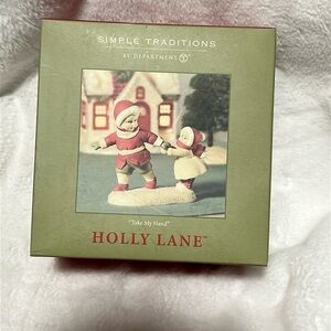 Dept 56 Simple Tradition Holly Lane "Take my Hand"